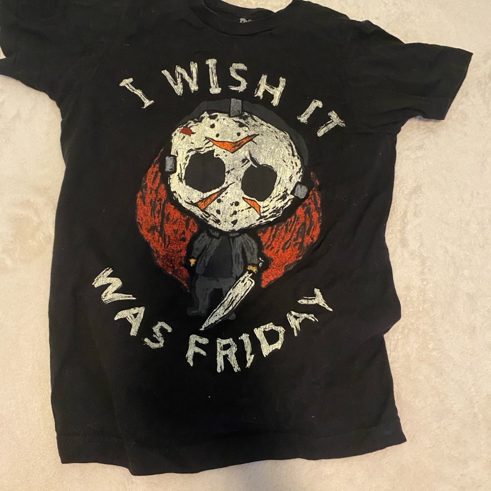 Black Graphic Kids T-Shirt